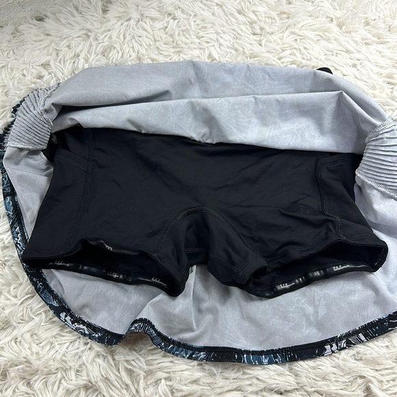 Lululemon Play Off The Pleats Skirt *13" Eternal Wave Starlight Black / Black - Picture 3 of 7